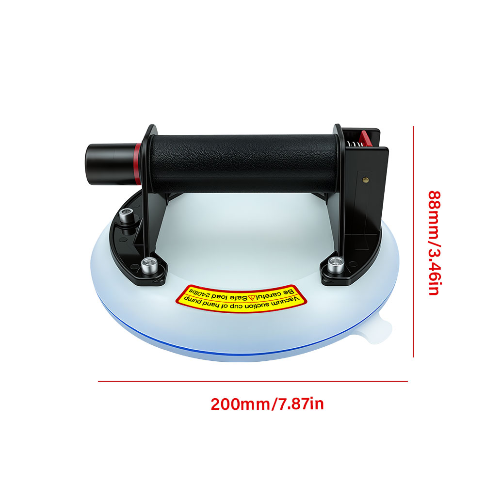 Vacuum Suction Cup Lifter - 8-дюймовая вакуумная присоска с сильным всасыванием,