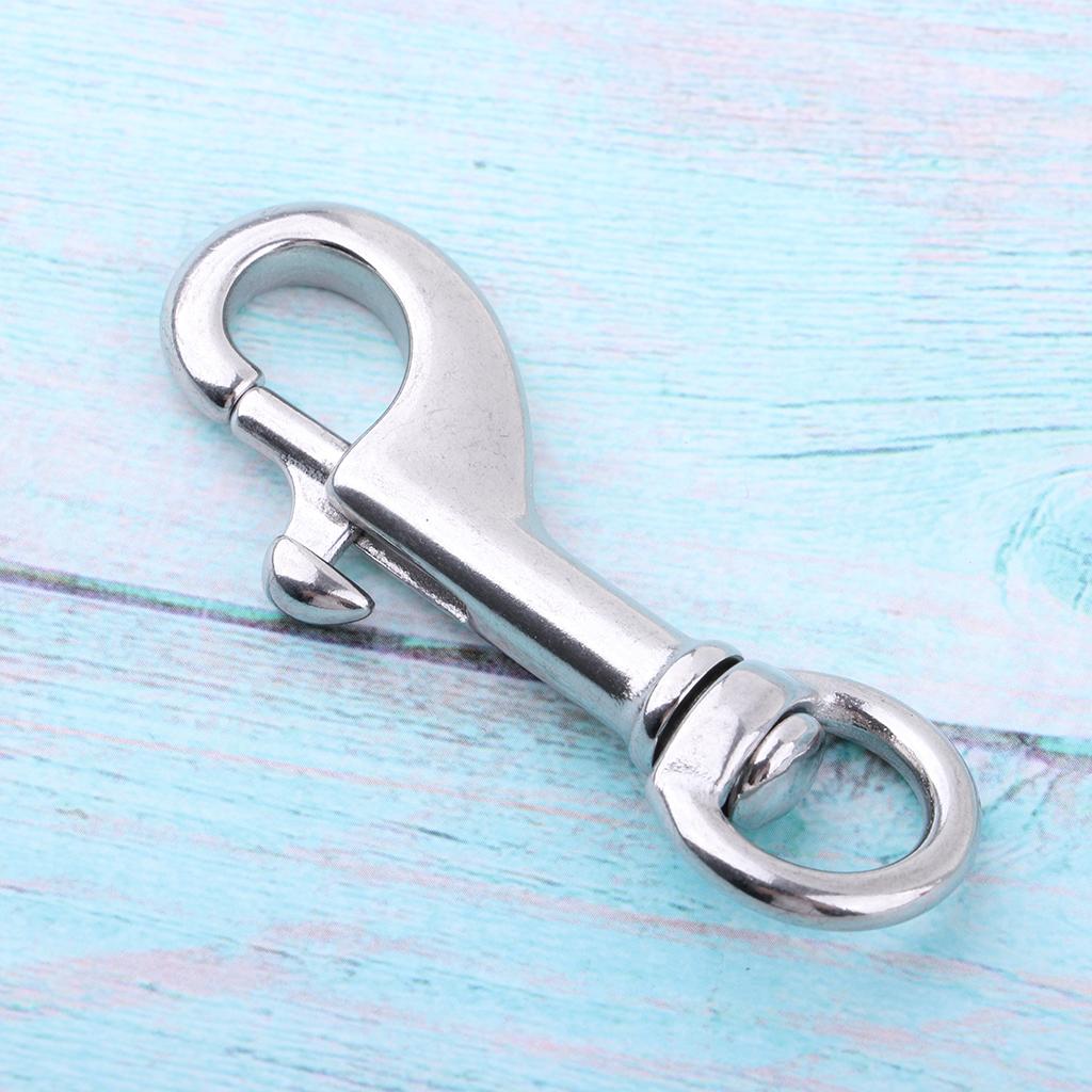 Heavy Equipment Key Ring - Карабин-крюк из нержавеющей стали 316, прочная