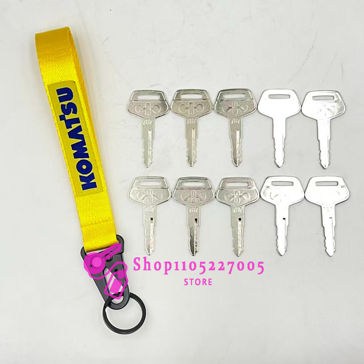 2/5/10 шт. ключ 787 для спецте – обзор и цена Heavy Equipment Key Ring