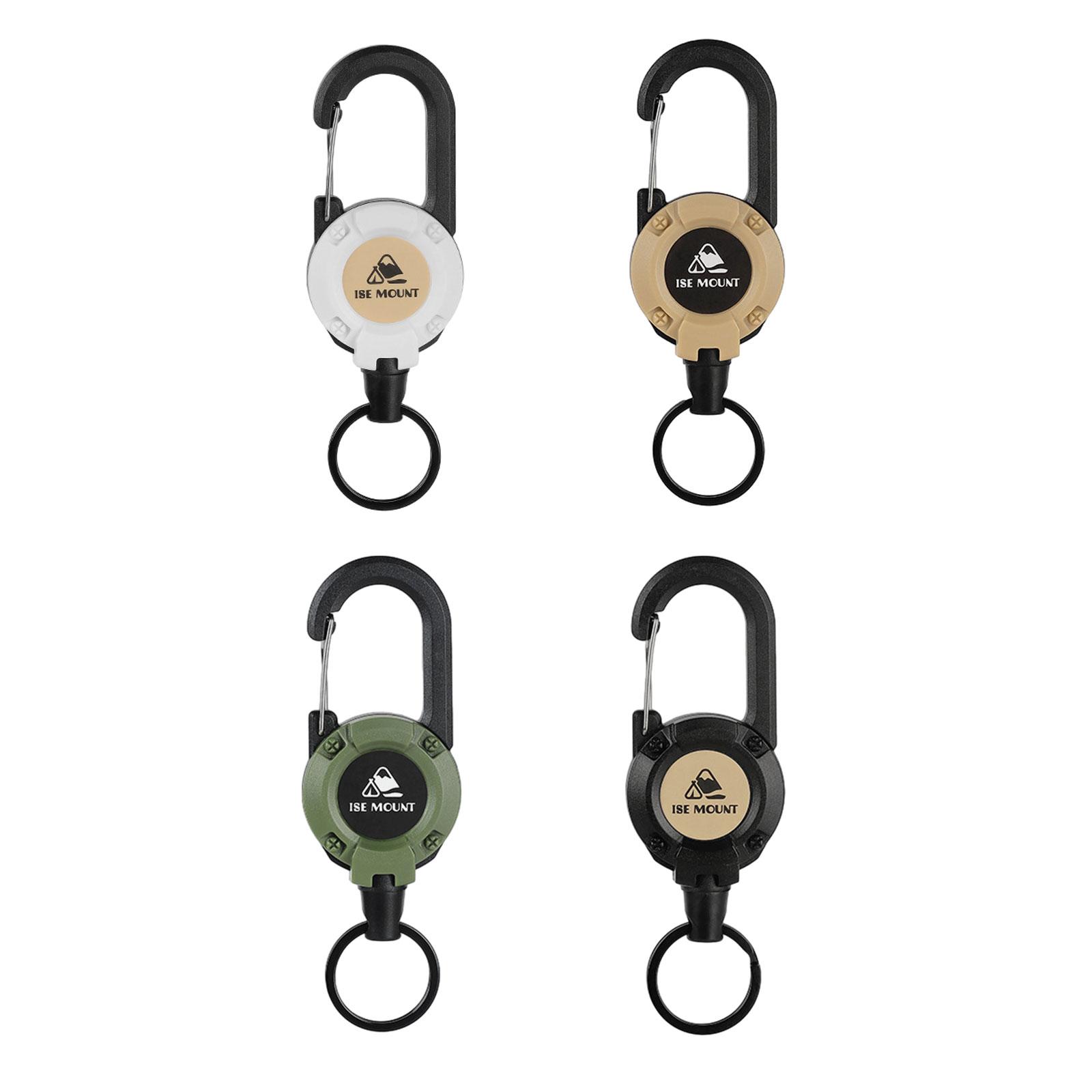 Выдвижной брелок-карабин для к – обзор и цена Heavy Equipment Key Ring